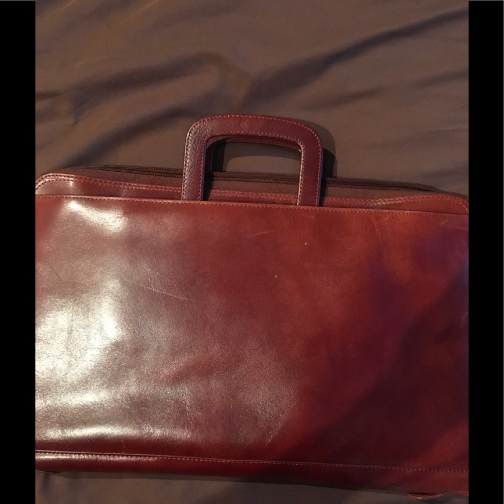 New Leather Work Bag